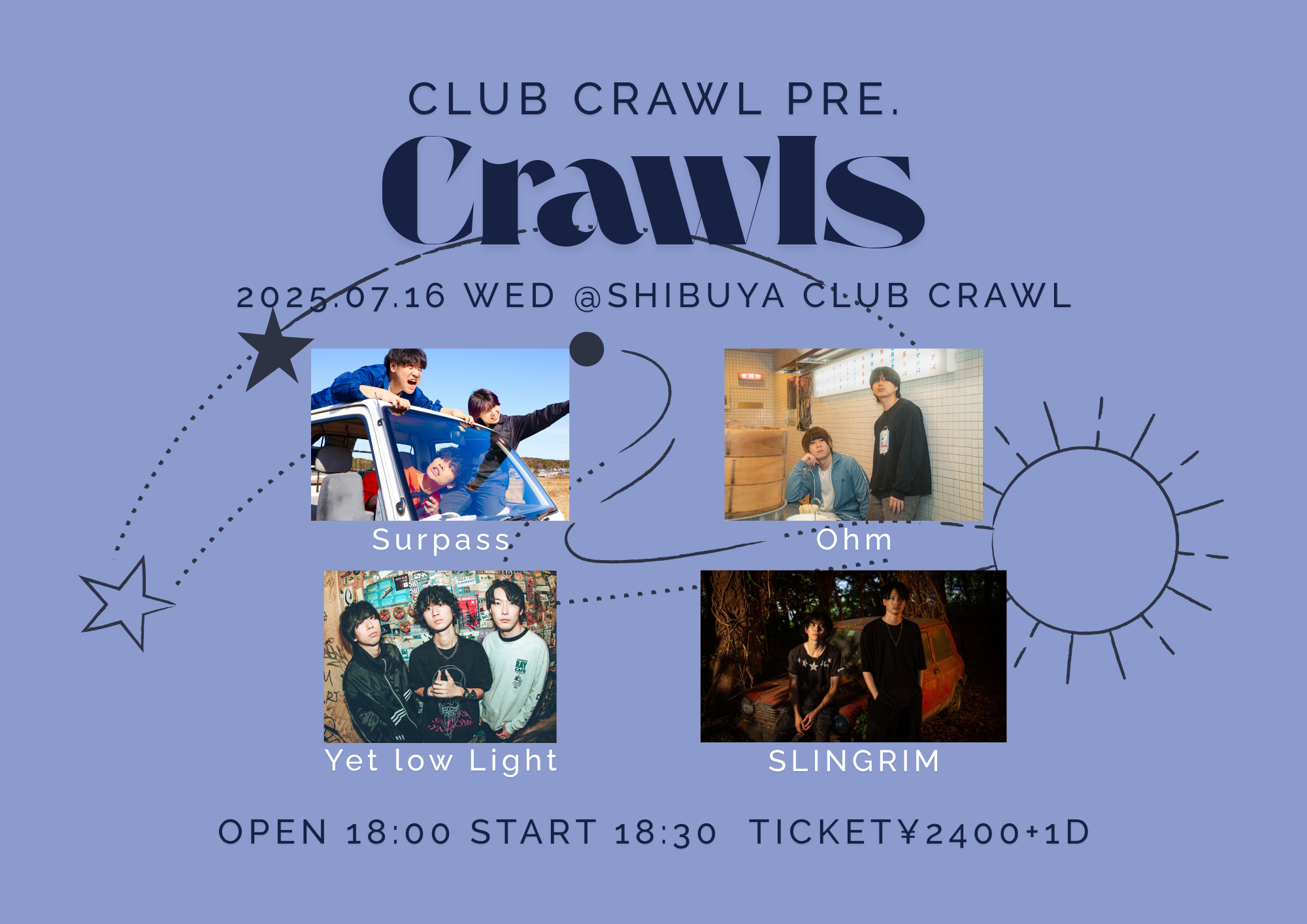 2025/7/16 –  SHIBUYA CLUB CRAWL